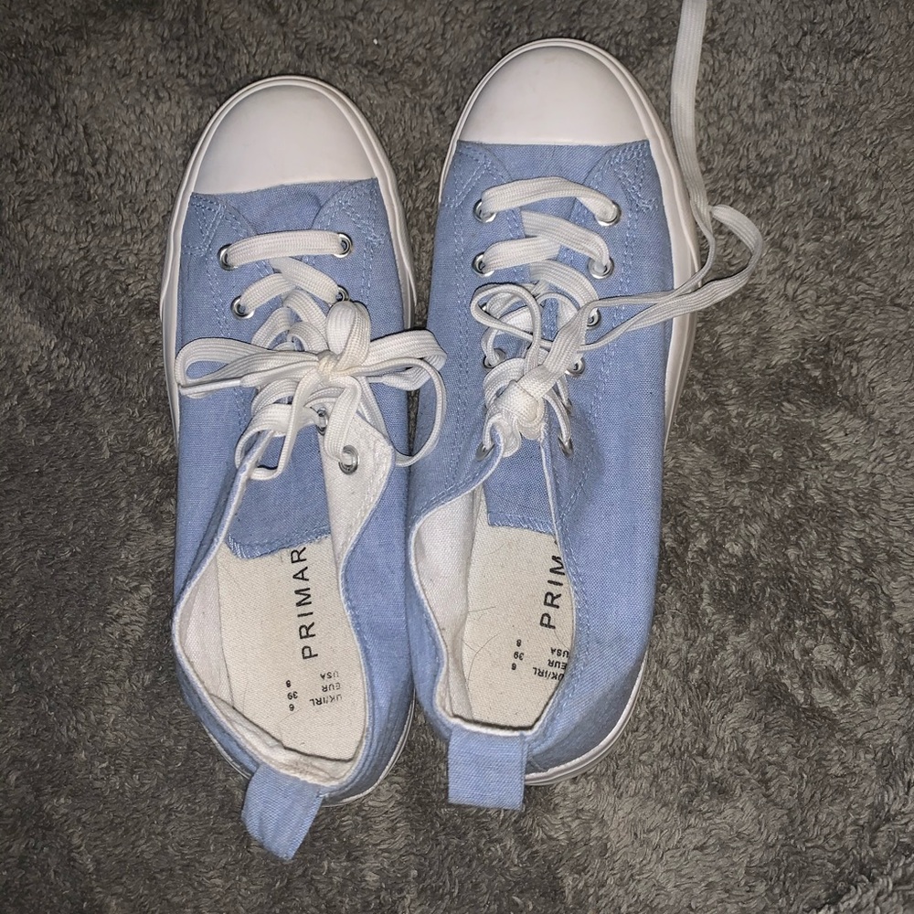 Blue sneakers